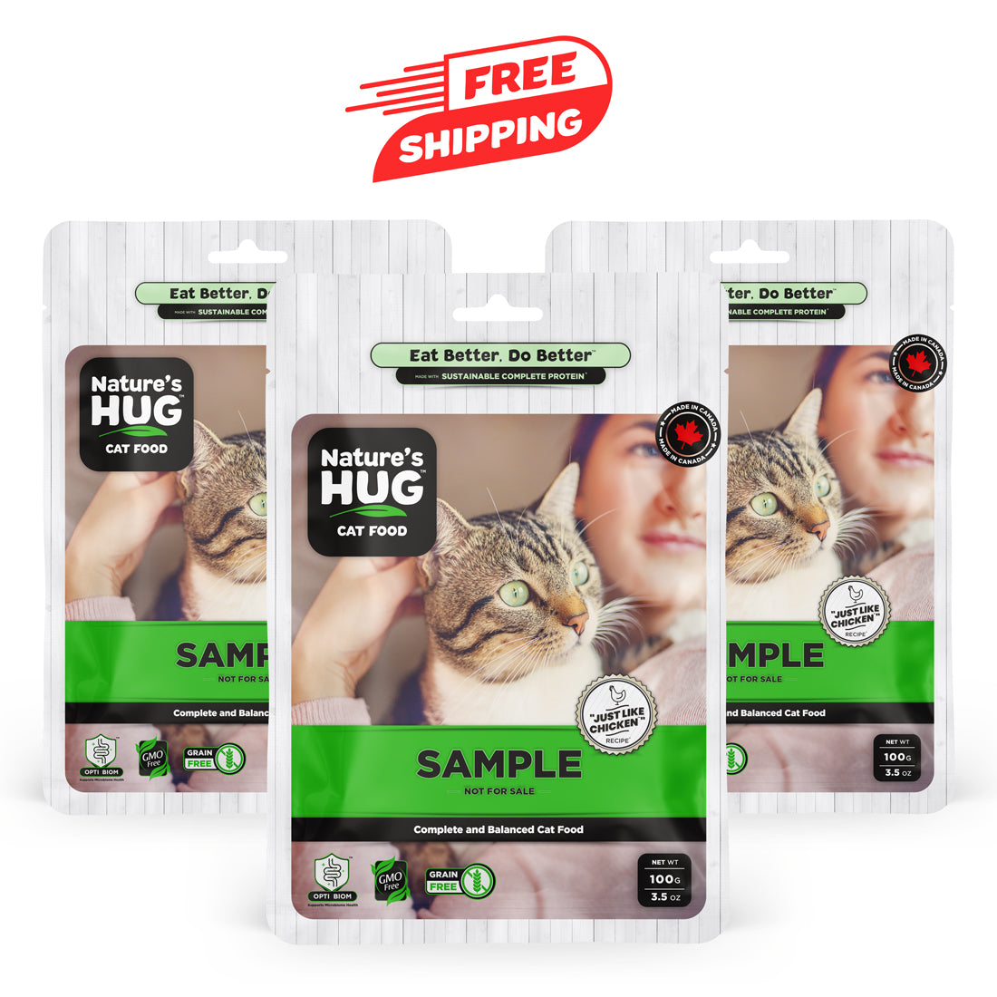 3 Pack - Cat Food Sample