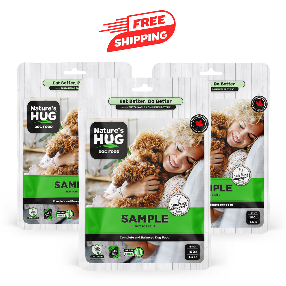 3 Pack - Dog Food Sample