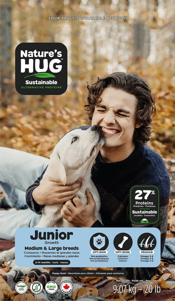 JUNIOR GROWTH MEDIUM & LARGE BREEDS - Nature’s HUG™ Pet food Inc.