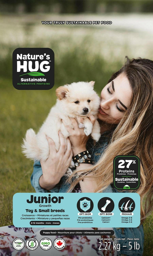 JUNIOR GROWTH TOY & SMALL BREEDS - Nature’s HUG™ Pet food Inc.